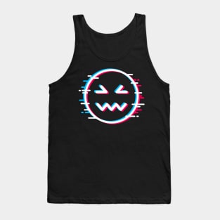 Glitch Face Gah Tank Top